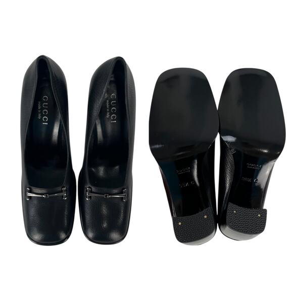 Gucci Leather Horsebit Pumps - Picture 5 of 8